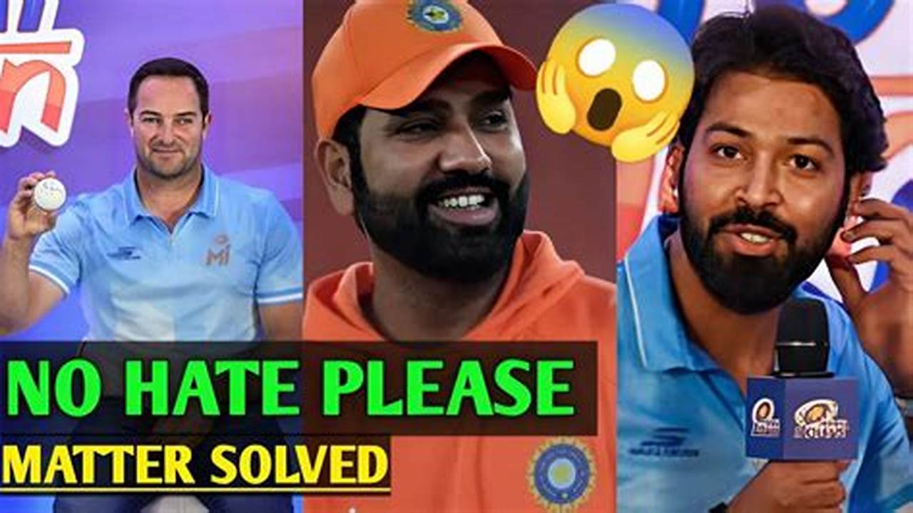Pandya Reacts To Massive Backlash By Rohit Fans Over., 2024