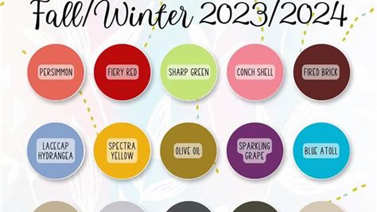 Pantone Fall Colors 2024