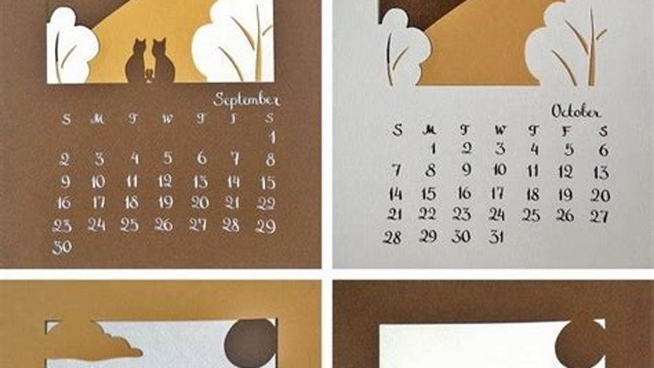 Paper Art Calendar