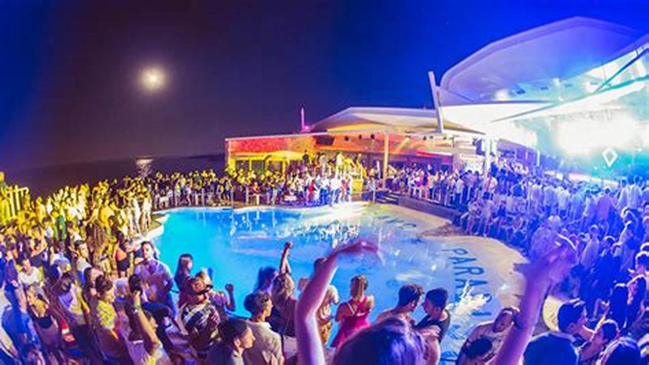 Paradise Beach Club Mykonos Calendar