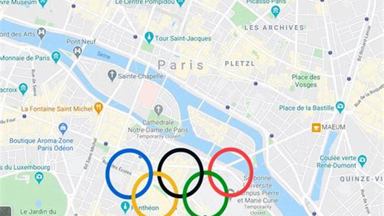 Paris 2024 Olympics Venue Map