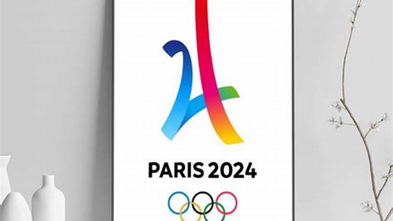 Paris 2024 Posters On A Wall., 2024