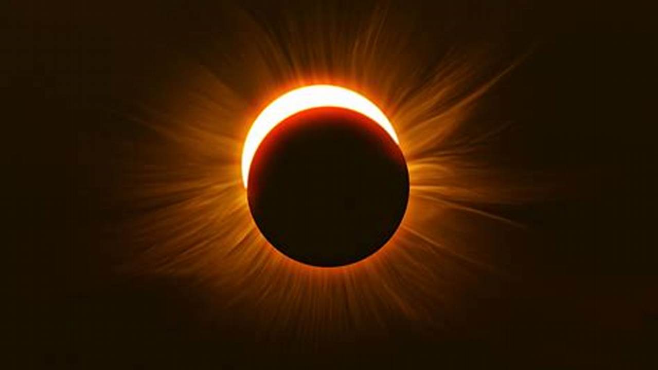 Partial Solar Eclipse, In England, United Kingdom., 2024