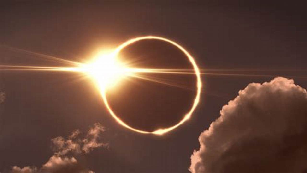Partial Solar Eclipse In San Diego, California, 2024
