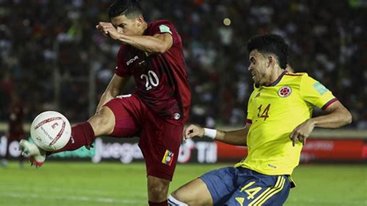 Partido Colombia Vs Venezuela 2024