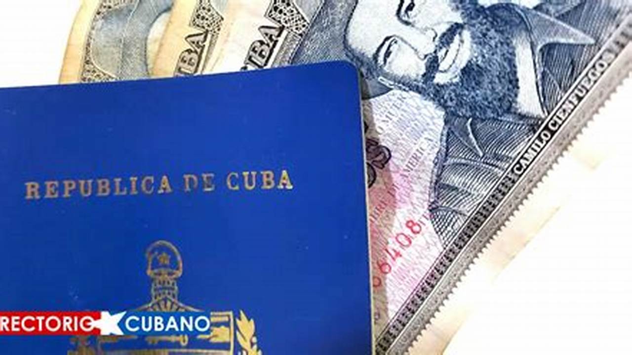 Pasaporte Cubano 2024 Precio