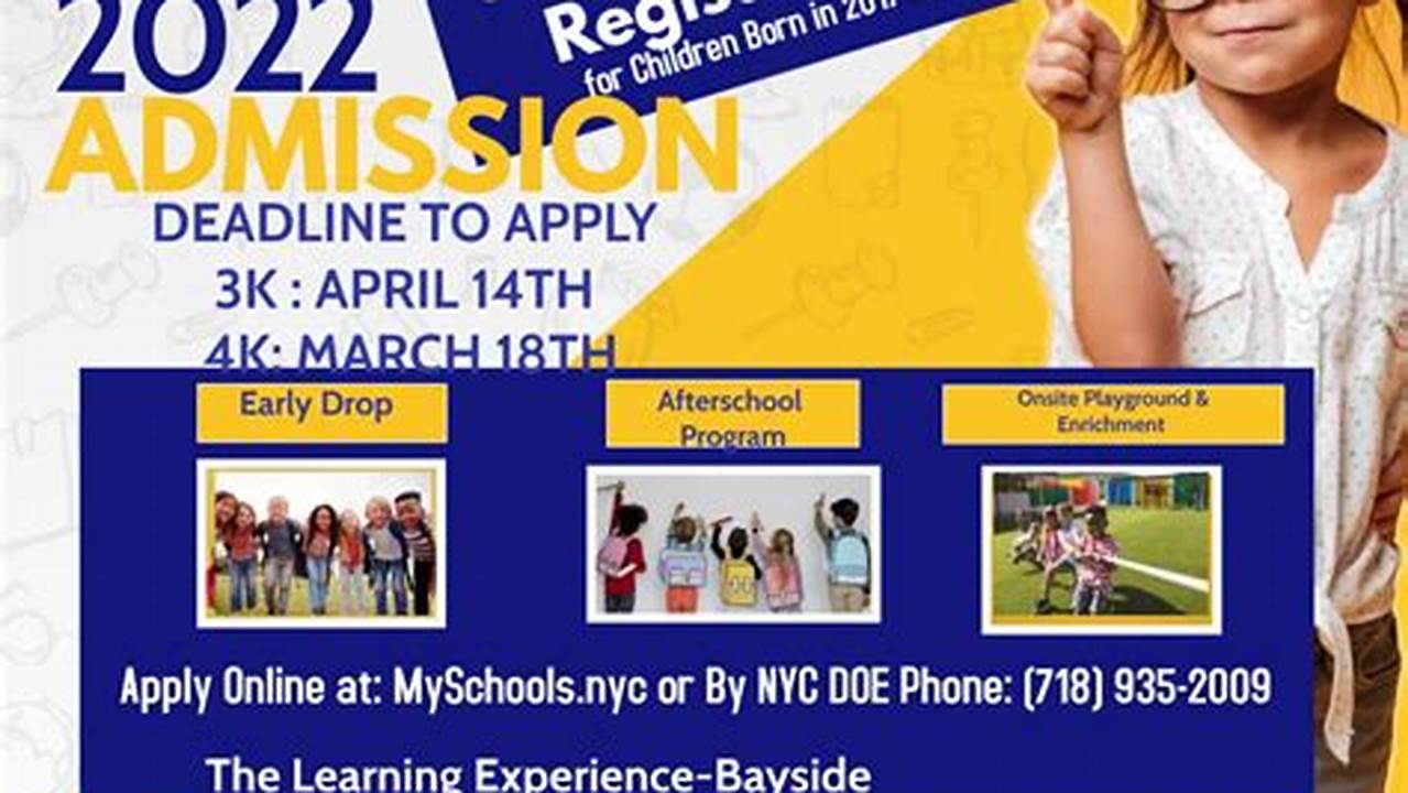 Patch.com Mar 5 20222023 Registration Is Opens For Nyc Doe 3K &amp;Amp; 4K For All , The Last Day Of Classes Before Spring Break For Public Schools Is Friday, April 19., 2024