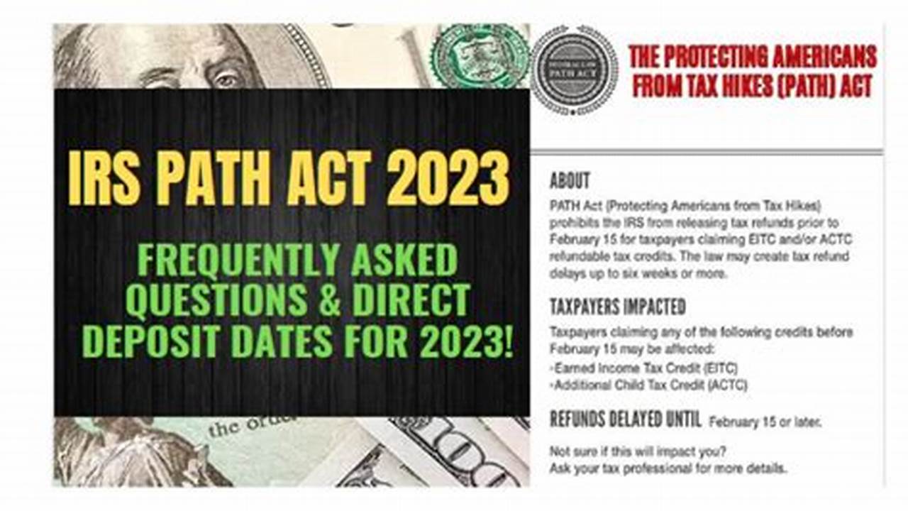 Path Act 2024 Tax Refund