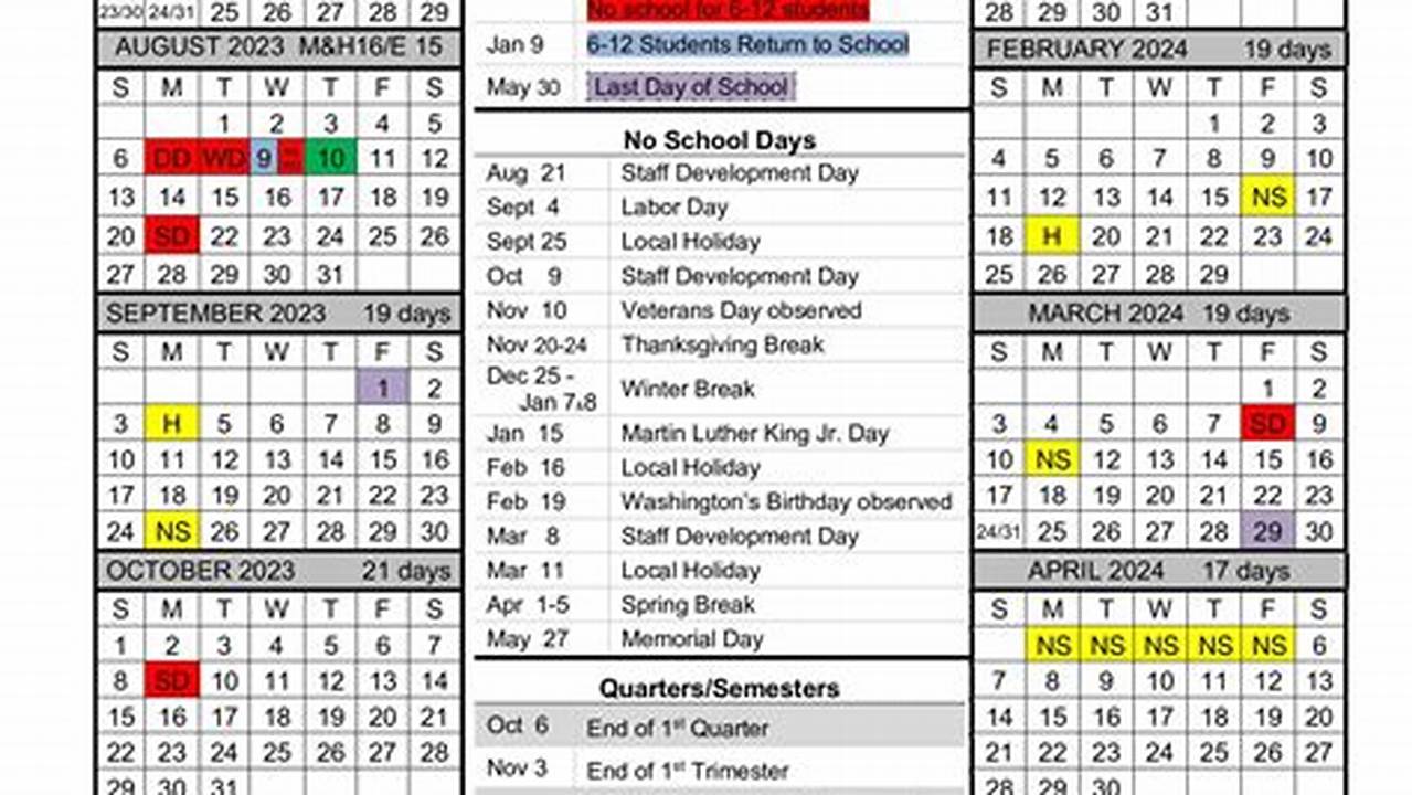 Pausd Calendar 2024-24