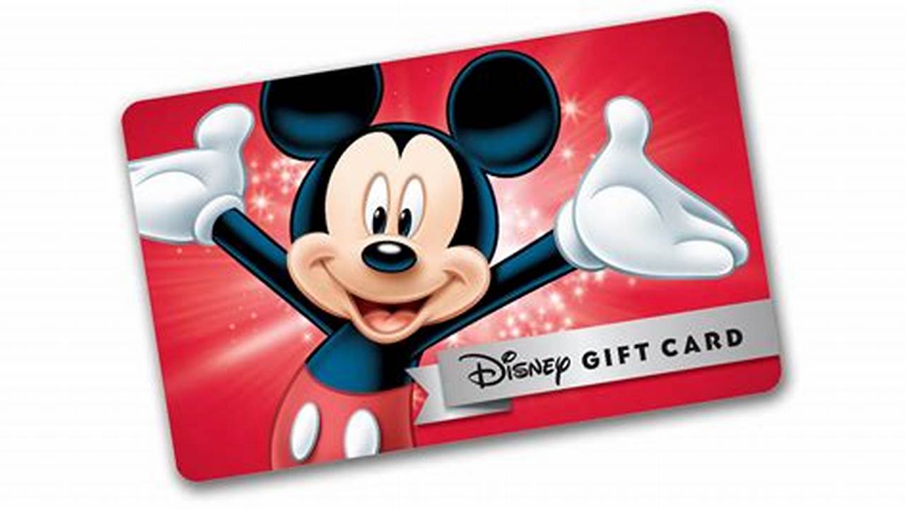 Payment Methods Include Credit Cards, Disney Gift Cards, And More., 2024