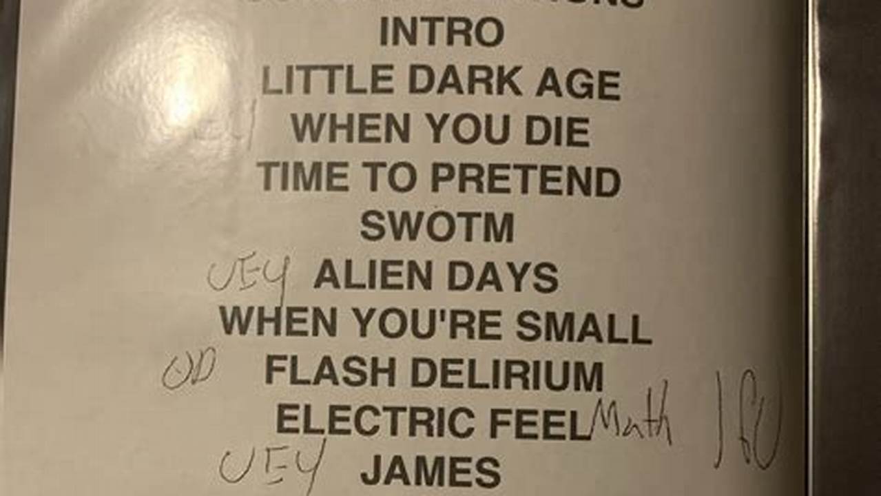 Pearl Jam Minneapolis Setlist 2024