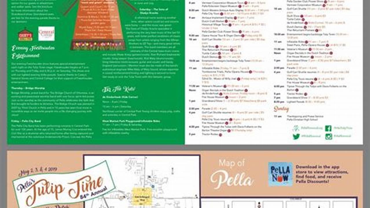 Pella Tulip Festival 2024 Map