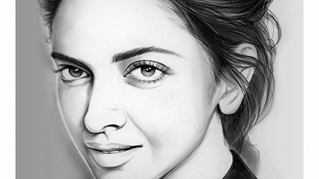 Pencil Sketches of Bollywood Actresses: Capturing Beauty and Grace
