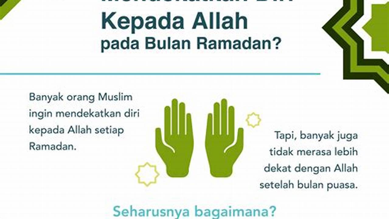 Pendekatan Diri Kepada Allah SWT, Ramadhan