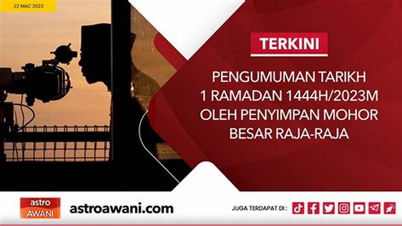 Pengumuman 1 Ramadan, Ramadhan