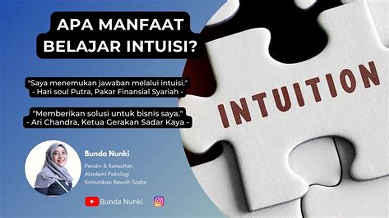 Peningkat Intuisi, Manfaat