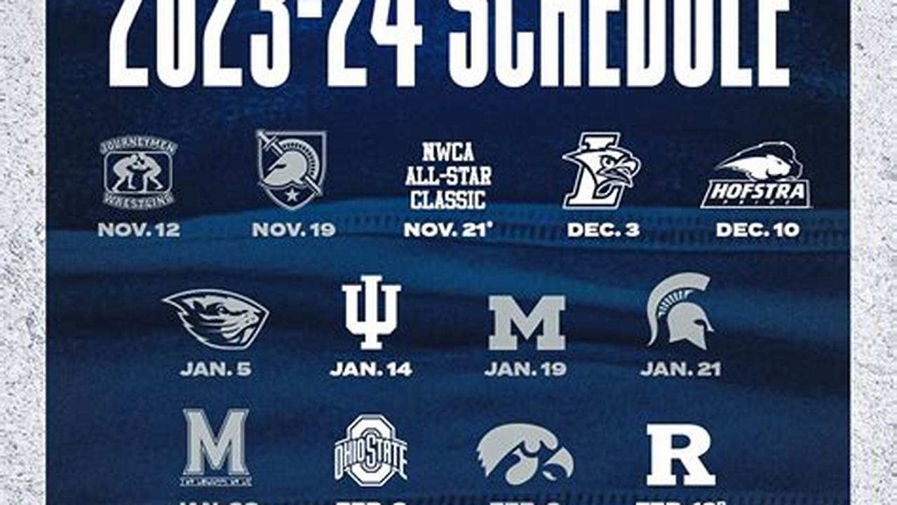 Penn State 2024 Wrestling Schedule