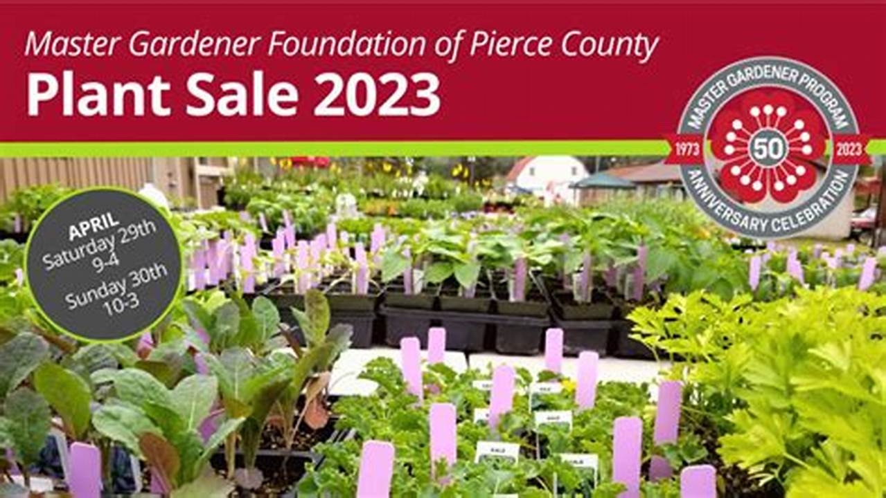 Penn State Master Gardener Plant Sale 2024