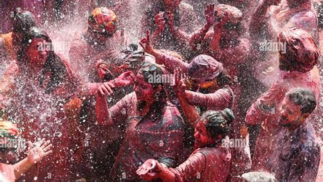 People Smear Coloured Powders On Their Friends, Relatives And Family Members, As Well As Taking Part In Giant Water Fights., 2024