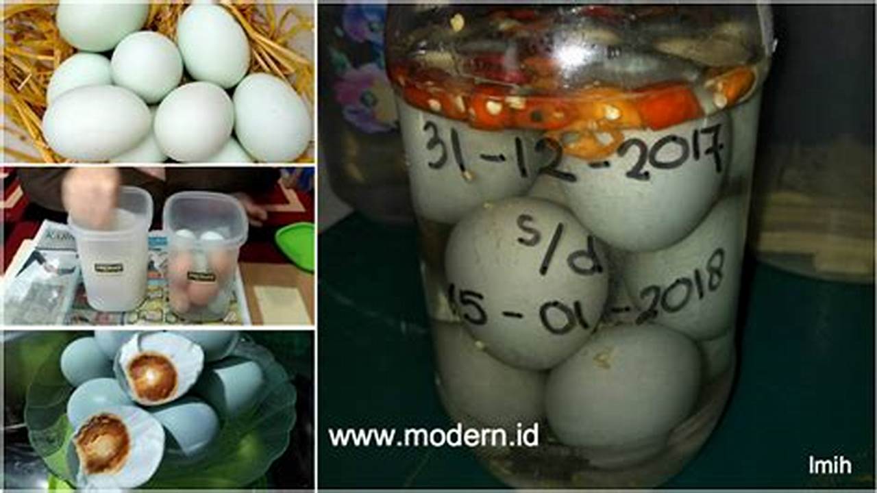 Perendaman Telur, Resep6-10k