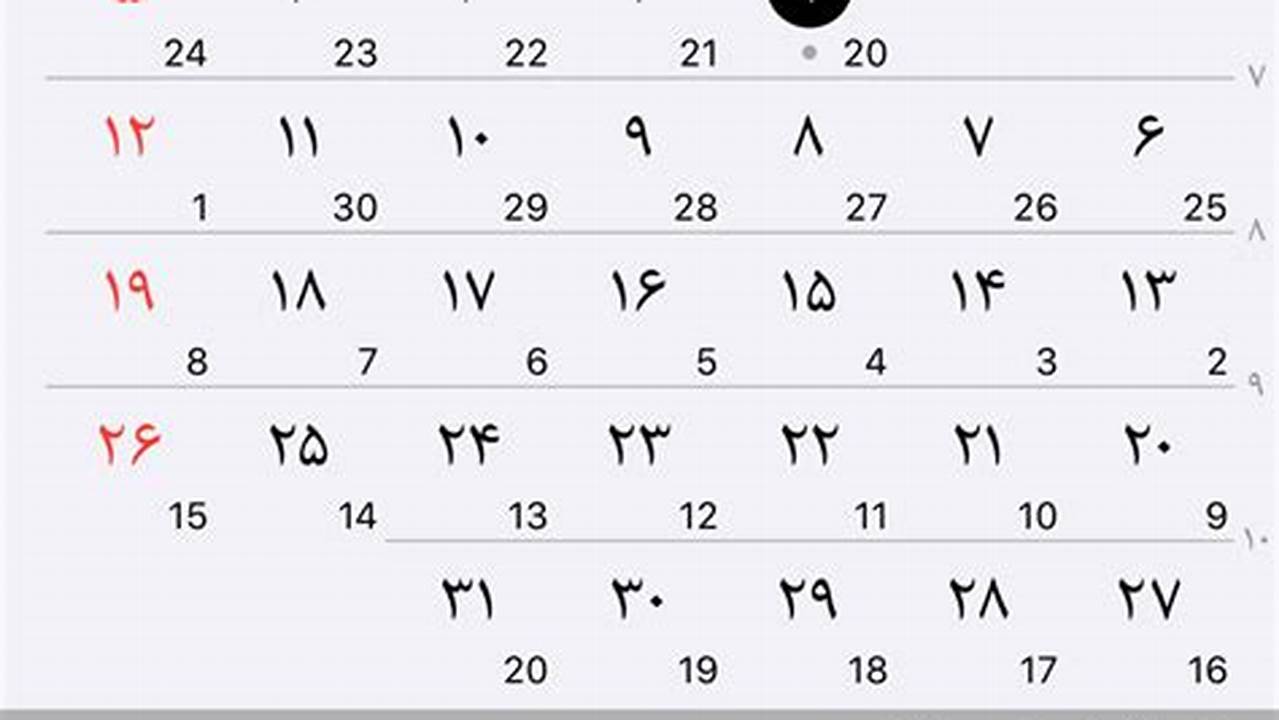 Persian Calendar App For Iphone