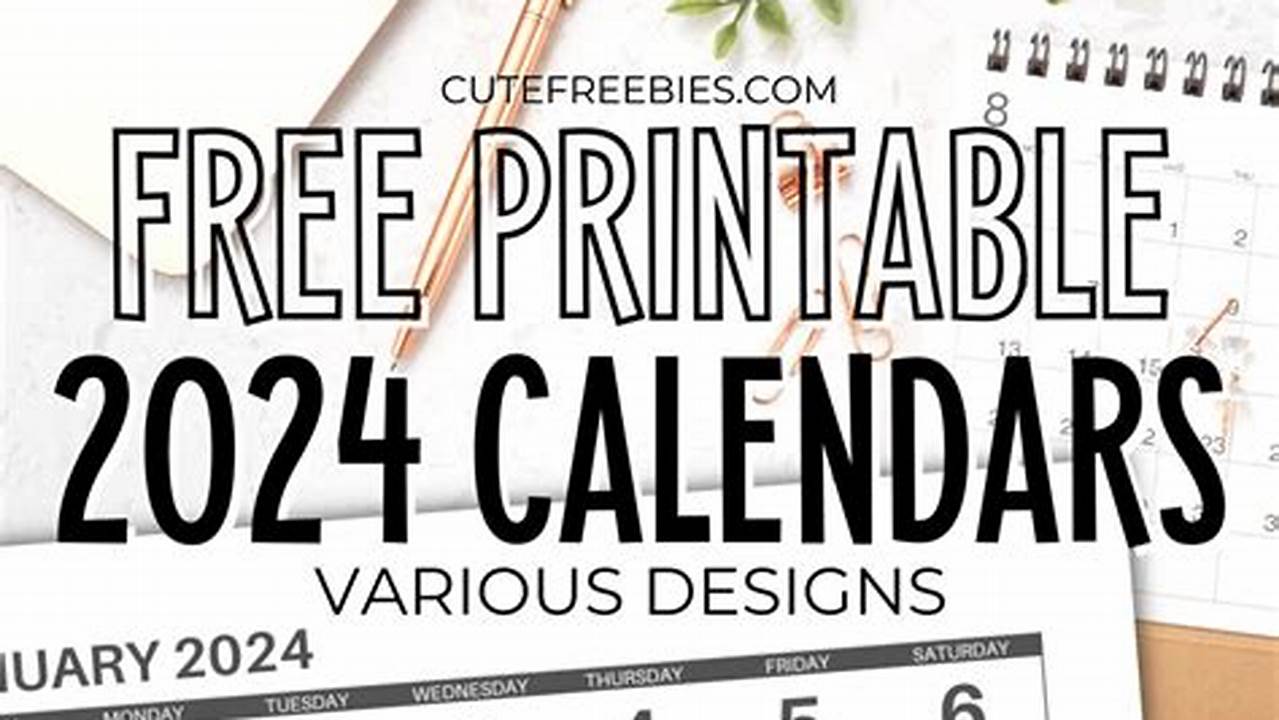 Personalize Your 2024 Printable Calendar By Month Monthly