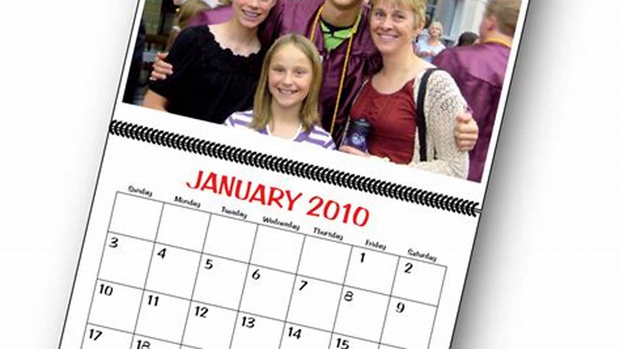 Personalized Photo Calendar 2024 Template 2021