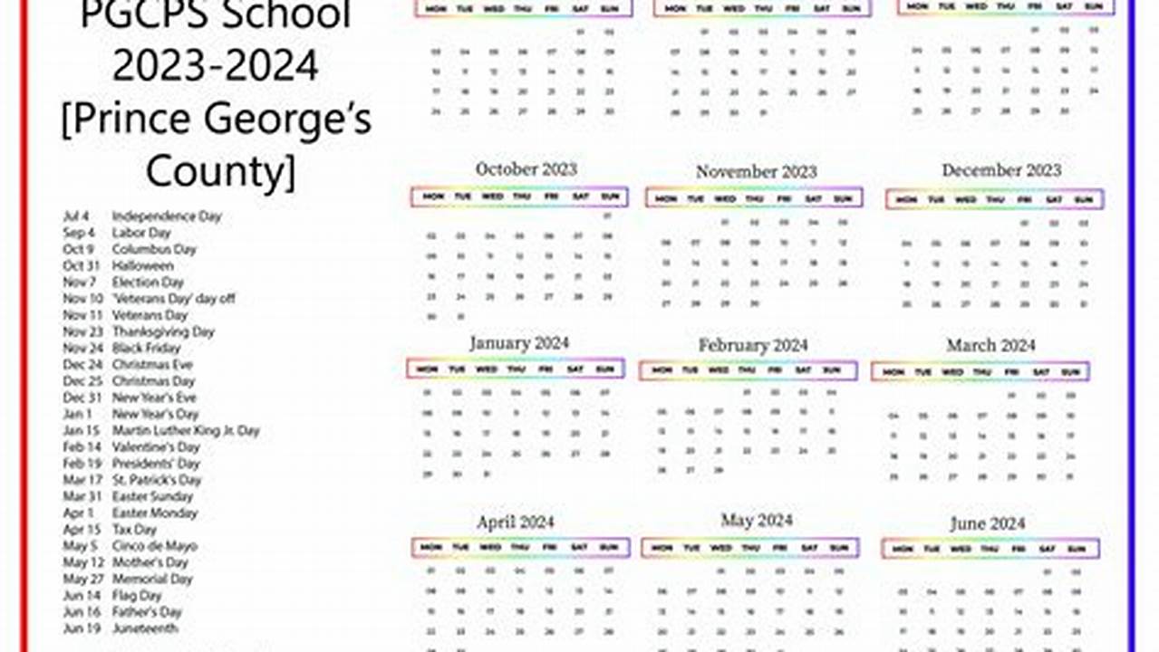 Pgcps 2024 2024 Calendar