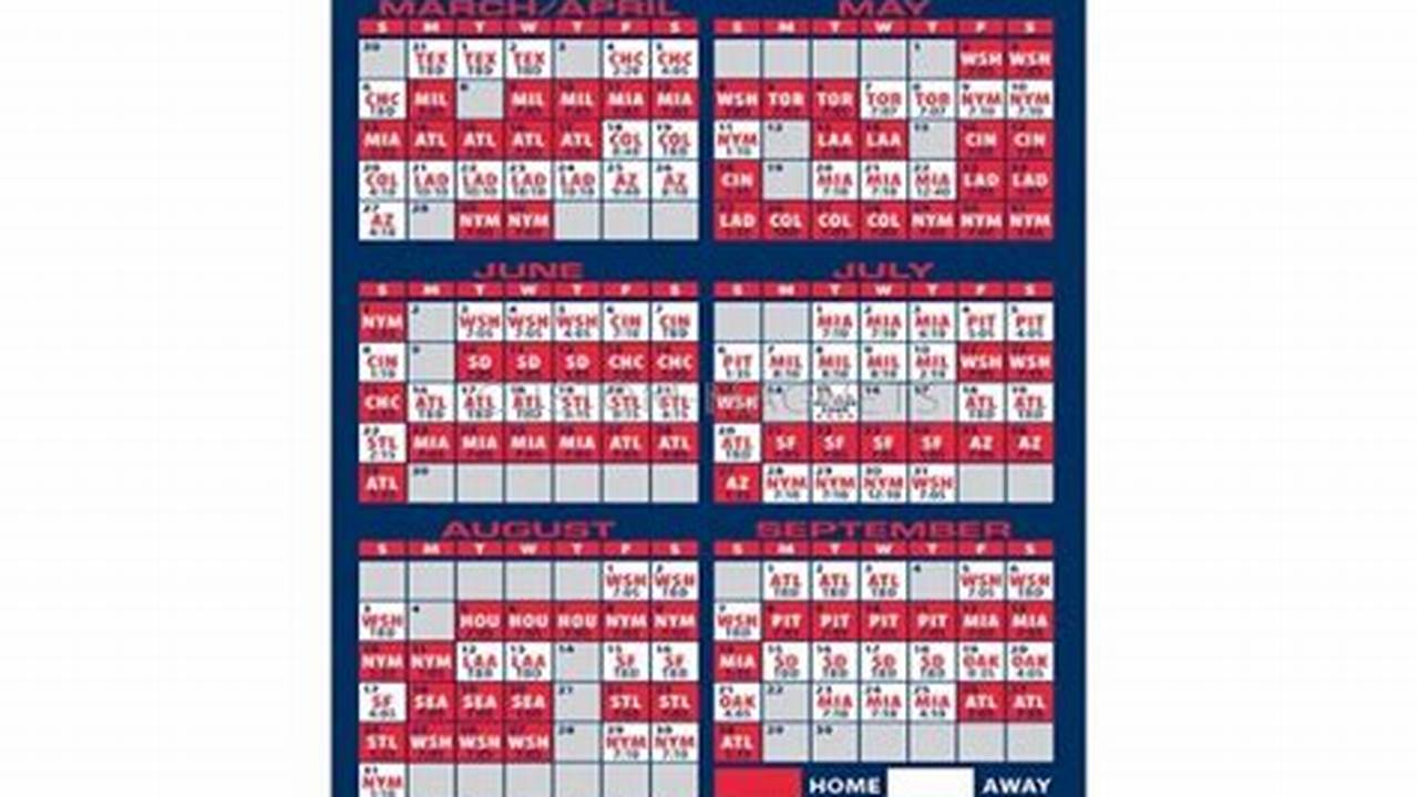 Philadelphia Phillies Schedule 2024