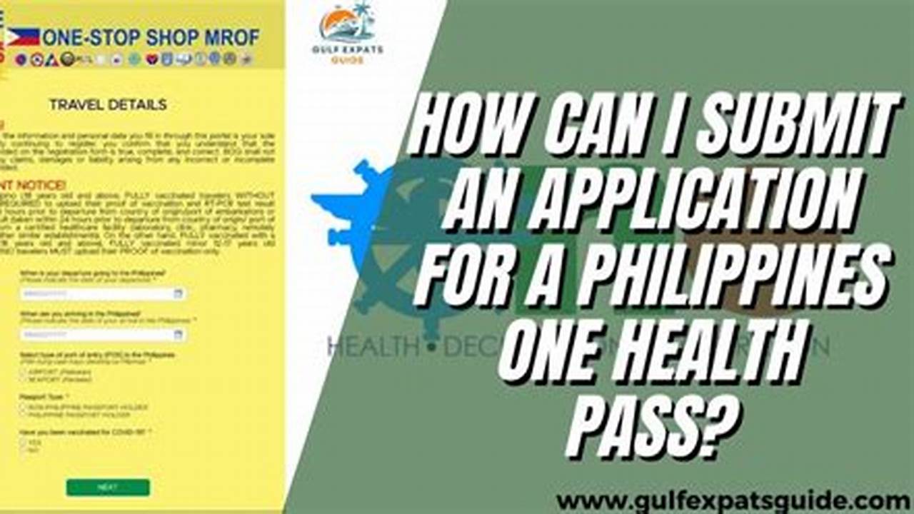 Philippines One Health Pass 2024