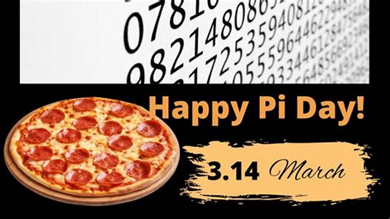 Pi Day Pizza Deals 2024 Nj