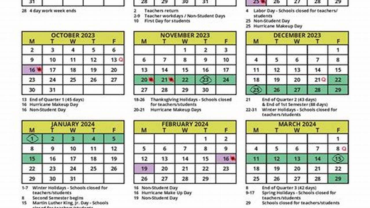 Pinellas County 2024 School Calendar