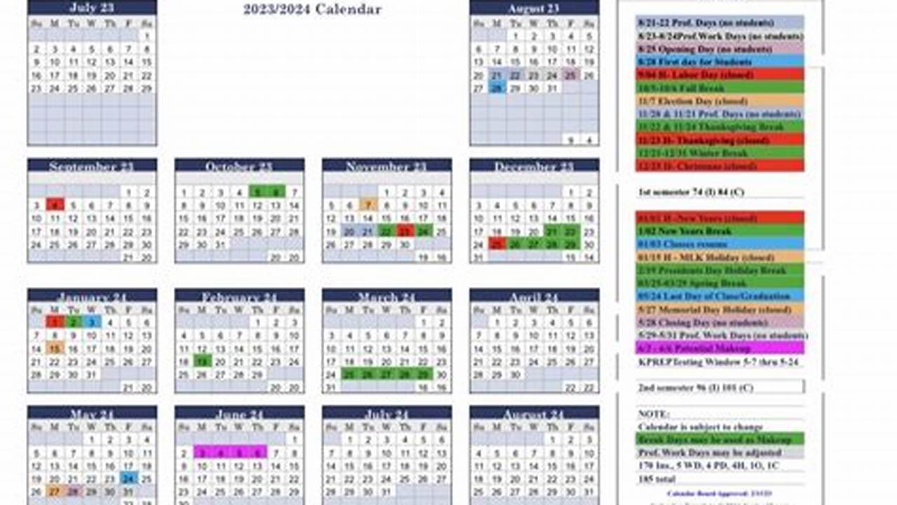 Pisd Calendar 2024 24