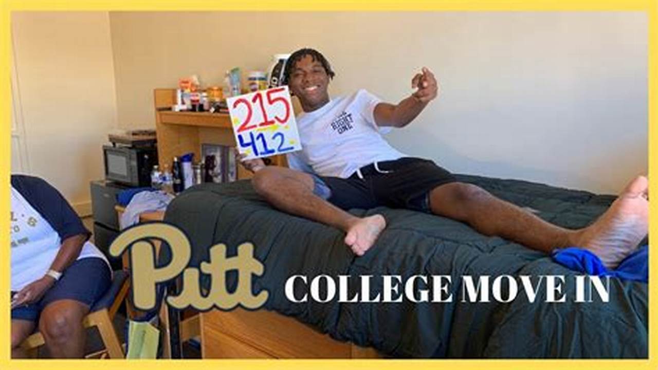 Pitt Freshman Move In Day Fall 2024