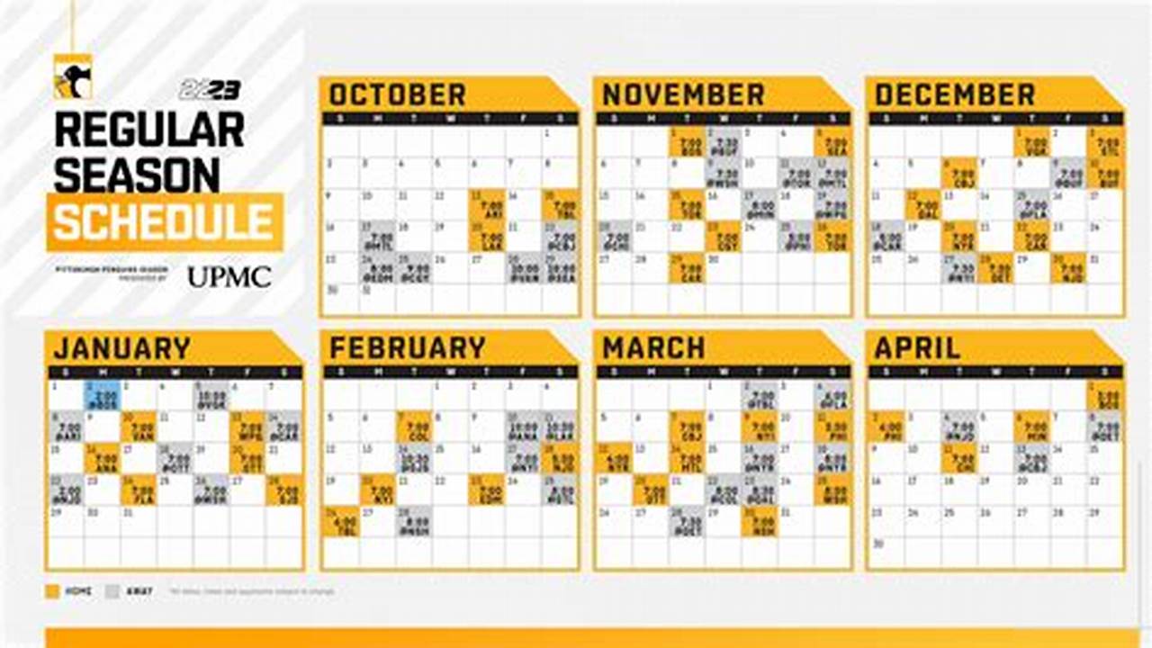 Pittsburgh Penguins Schedule March 2024