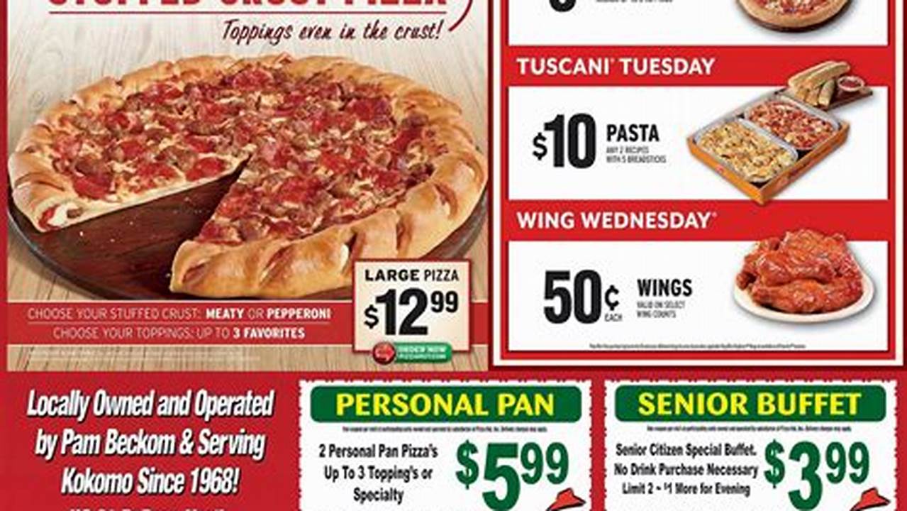 Pizza Hut Discount Code 2024 Calendar