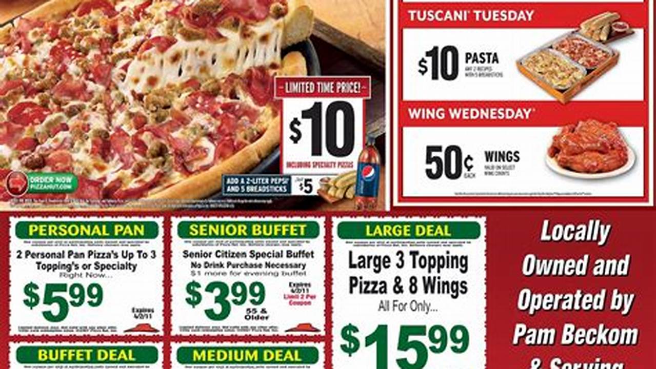 Pizza Hut Discount Code 2024 Printable