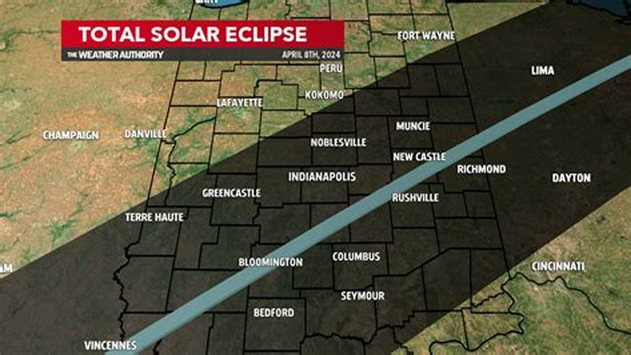 Plan Your Visit For The 2024 Solar Eclipse To Vincennes / Knox County, Indiana To Experience Total Darkness For 4 Minutes And 5 Seconds., 2024