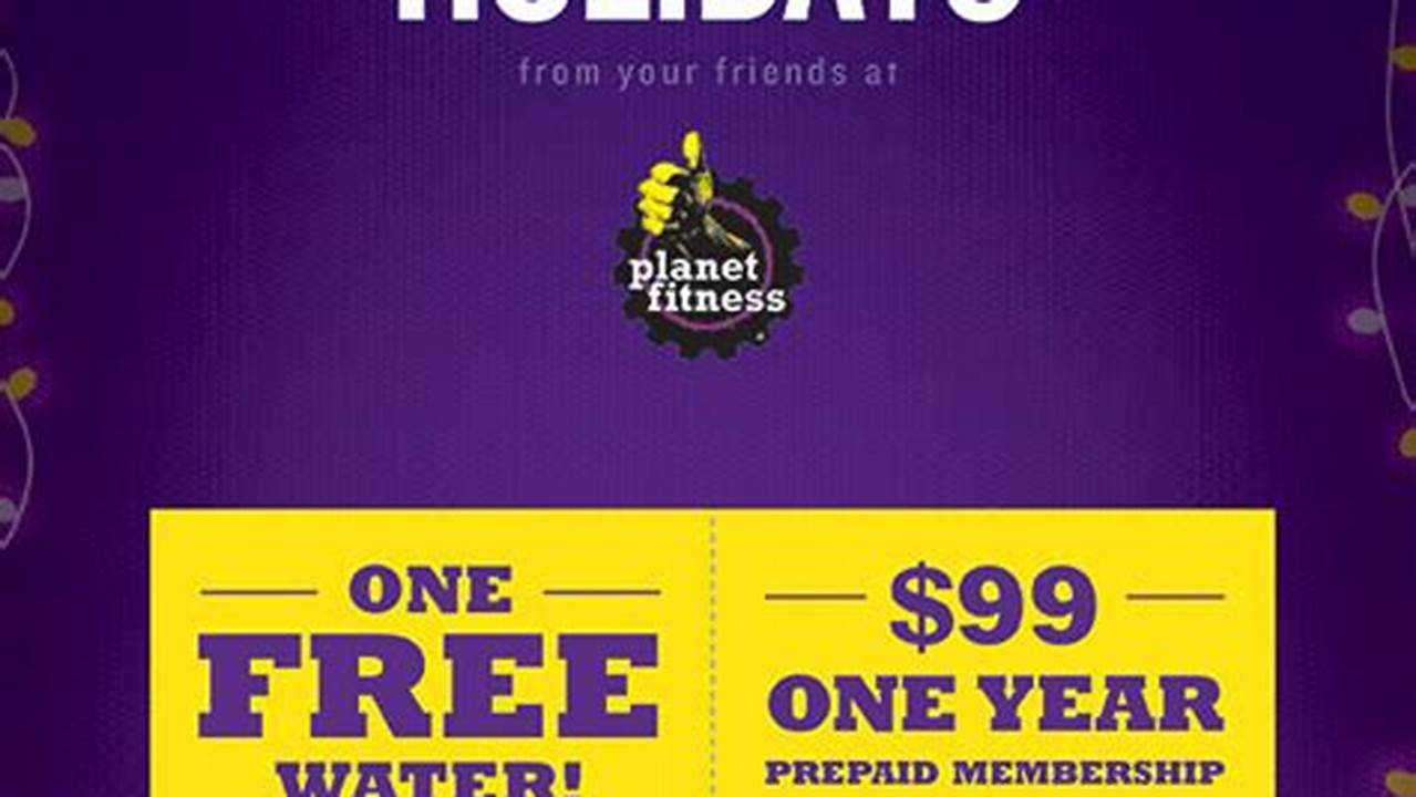 Planet Fitness Coupons 2024