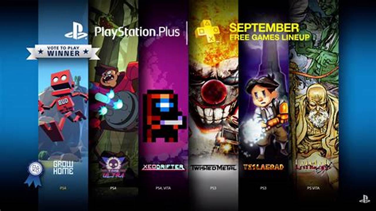 Playstation Plus Free Games For September 2024