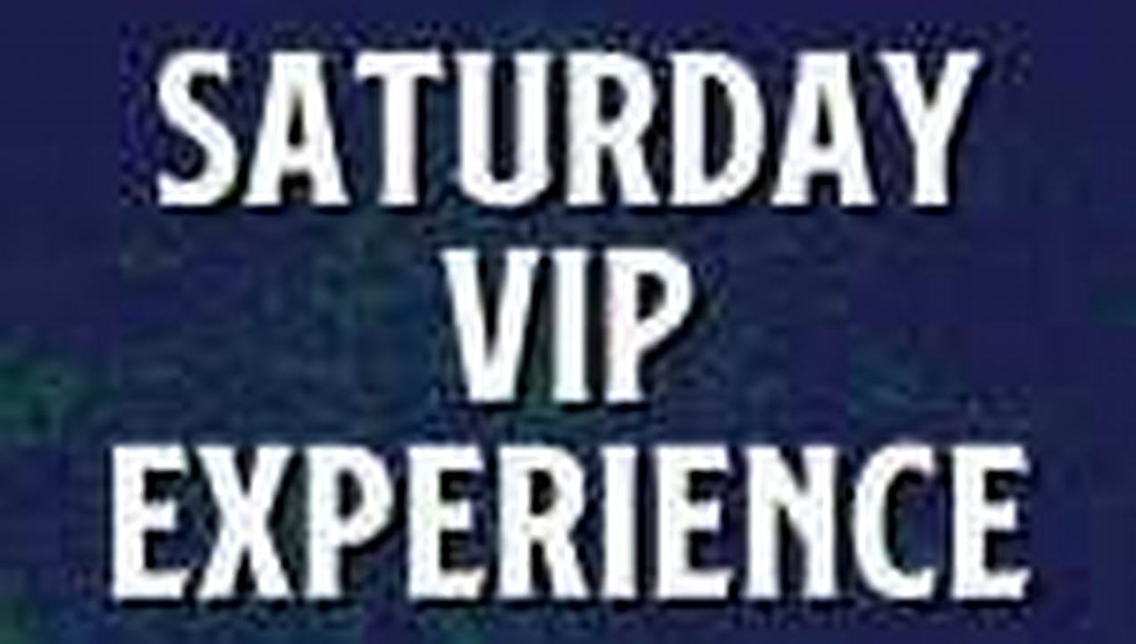 Please Purchase Vip Experience Tickets Through Etix., 2024