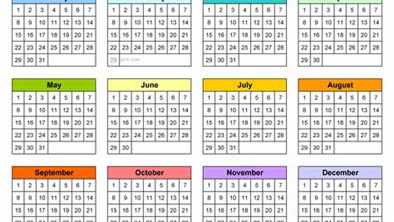 Pocket Calendar Template Microsoft Word
