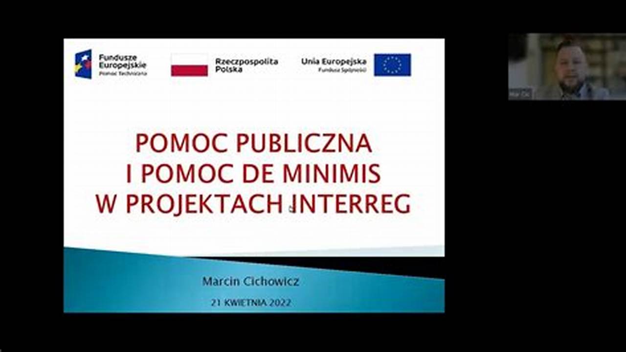 Pomoc De Minimis W Projektach Unijnych Dokument