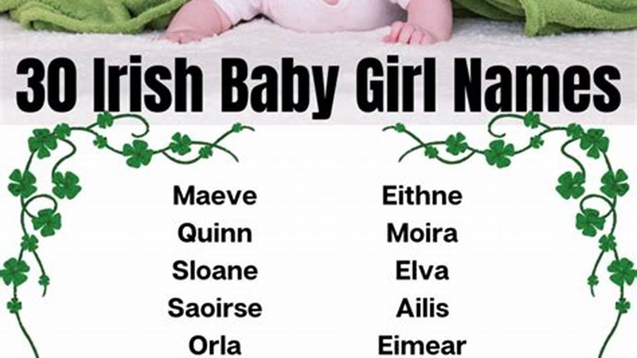 Popular Irish Girl Names 2024
