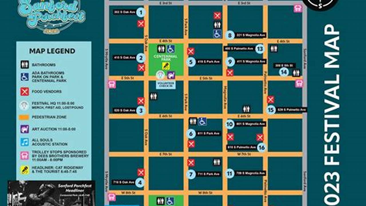 Porchfest 2024 Maps