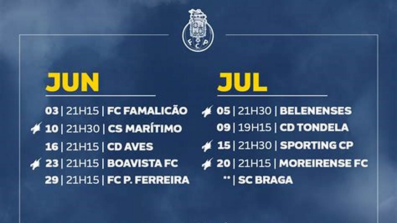 Porto Fc Schedule 2024