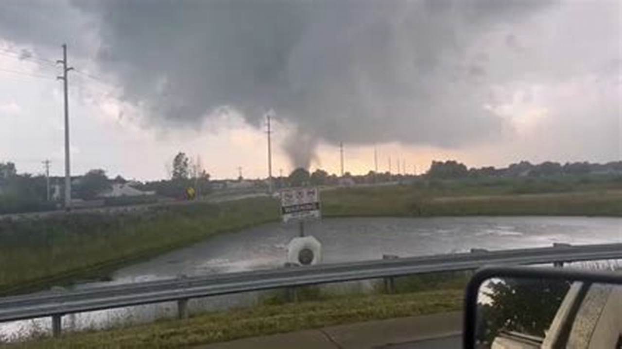 Possible Tornado Seen Moving Through Greenwood, In 00, 2024