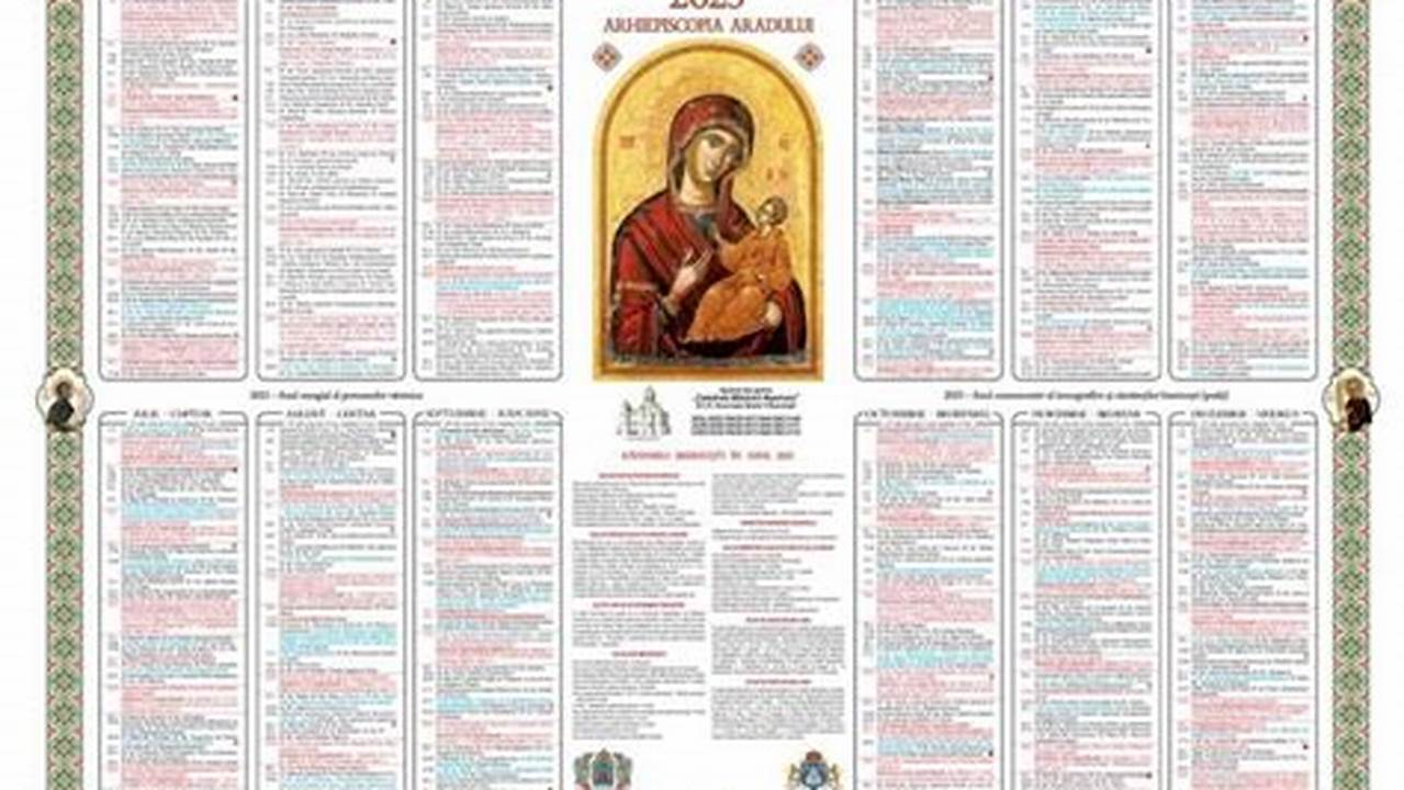 Postul Craciunului 2025 Calendar Ortodoxo