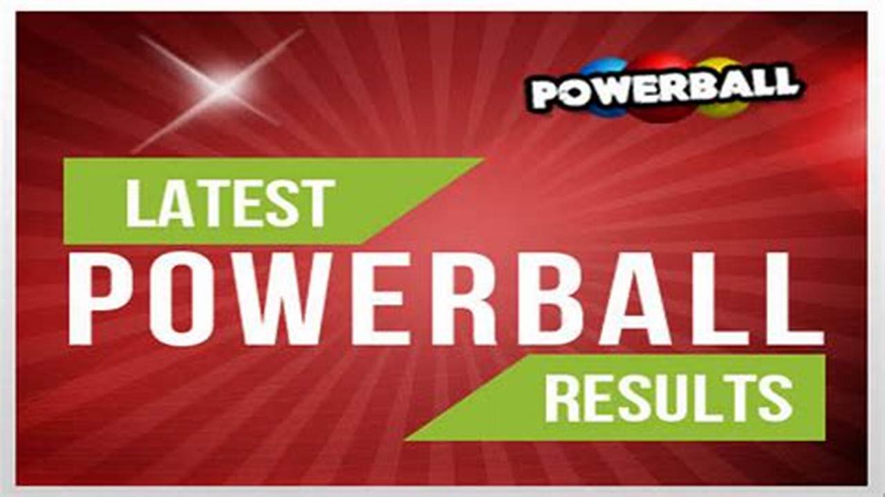 Powerball Results 16 Feb 2024
