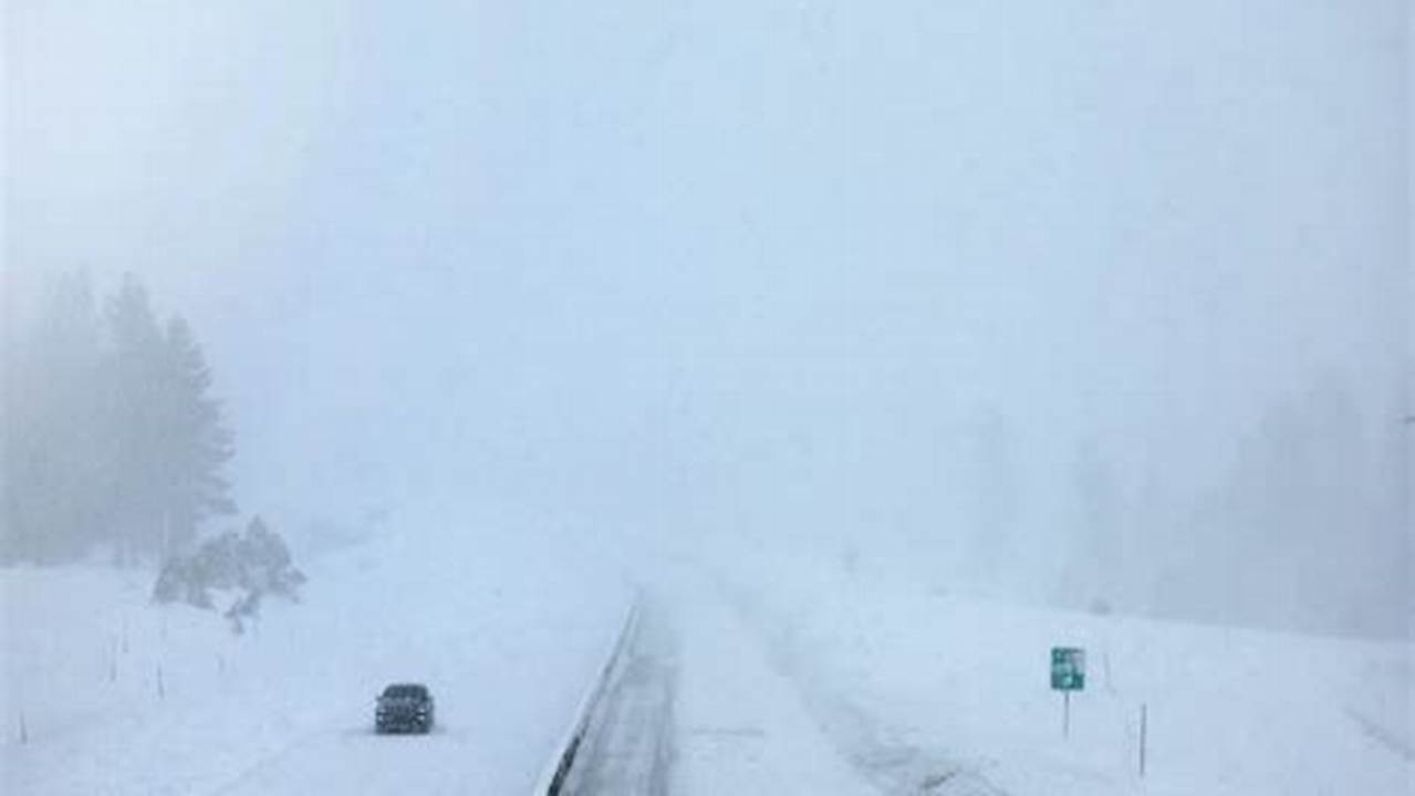 Powerful California Blizzard Shuts Down Roads And Ski., 2024